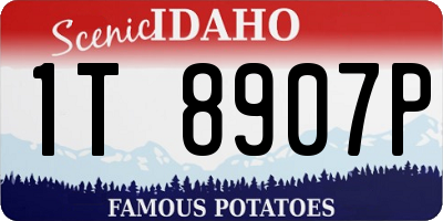 ID license plate 1T8907P
