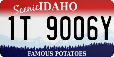 ID license plate 1T9006Y