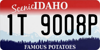ID license plate 1T9008P