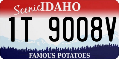 ID license plate 1T9008V