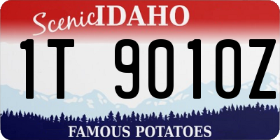 ID license plate 1T9010Z