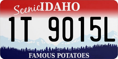 ID license plate 1T9015L