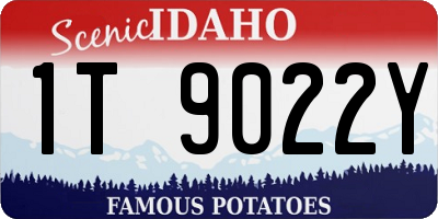 ID license plate 1T9022Y