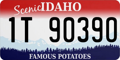 ID license plate 1T9039O