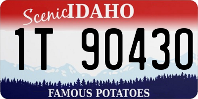 ID license plate 1T9043O