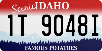 ID license plate 1T9048I