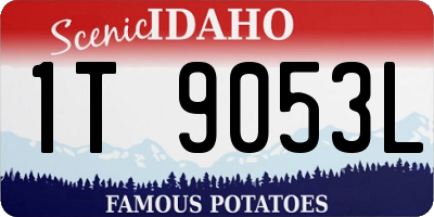 ID license plate 1T9053L