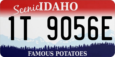 ID license plate 1T9056E
