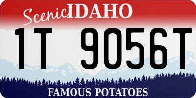 ID license plate 1T9056T