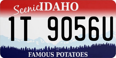 ID license plate 1T9056U