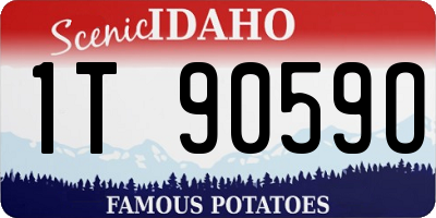 ID license plate 1T9059O
