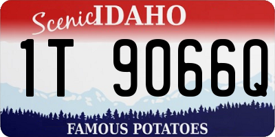 ID license plate 1T9066Q
