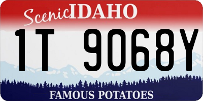 ID license plate 1T9068Y