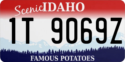 ID license plate 1T9069Z