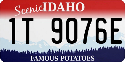 ID license plate 1T9076E