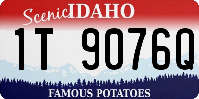 ID license plate 1T9076Q