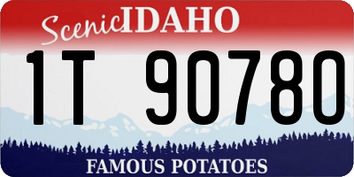 ID license plate 1T9078O