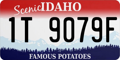 ID license plate 1T9079F