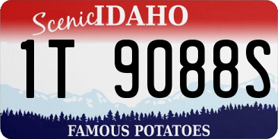 ID license plate 1T9088S