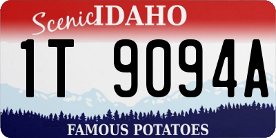 ID license plate 1T9094A