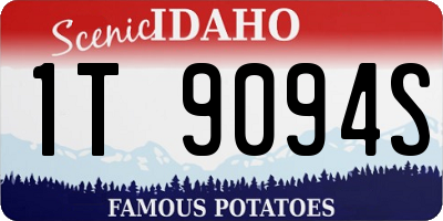 ID license plate 1T9094S