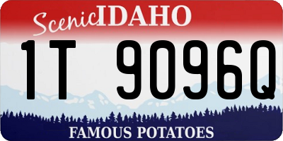 ID license plate 1T9096Q