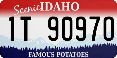 ID license plate 1T9097O