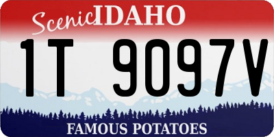 ID license plate 1T9097V