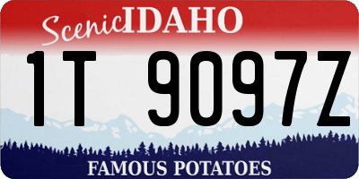 ID license plate 1T9097Z