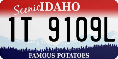 ID license plate 1T9109L