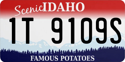ID license plate 1T9109S