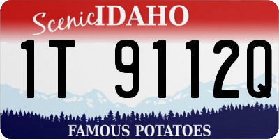 ID license plate 1T9112Q