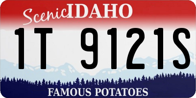 ID license plate 1T9121S