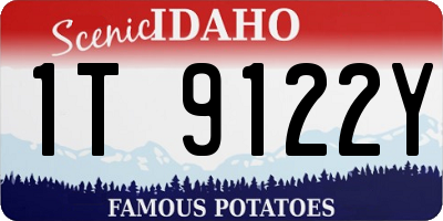 ID license plate 1T9122Y