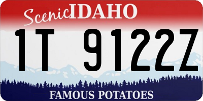ID license plate 1T9122Z