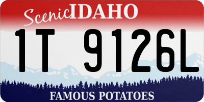 ID license plate 1T9126L