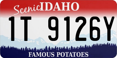 ID license plate 1T9126Y