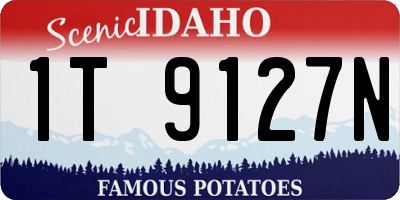 ID license plate 1T9127N