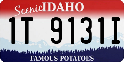 ID license plate 1T9131I