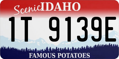 ID license plate 1T9139E