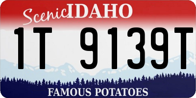 ID license plate 1T9139T