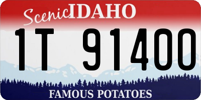 ID license plate 1T9140O