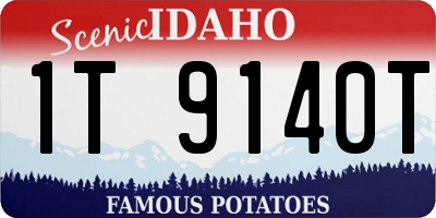 ID license plate 1T9140T