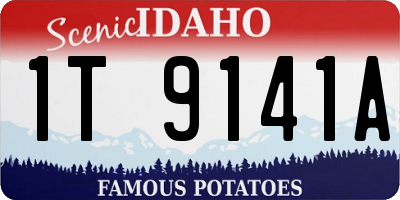 ID license plate 1T9141A