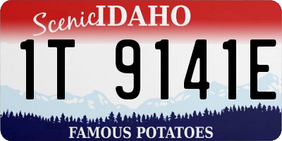 ID license plate 1T9141E