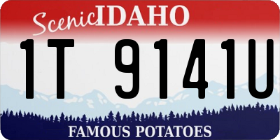 ID license plate 1T9141U