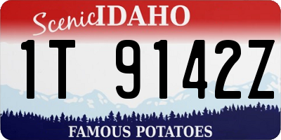 ID license plate 1T9142Z