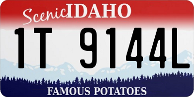 ID license plate 1T9144L