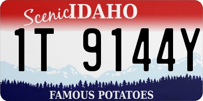 ID license plate 1T9144Y