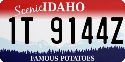 ID license plate 1T9144Z